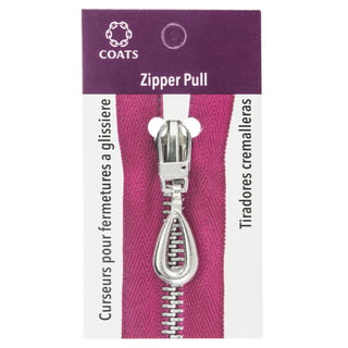 10Pcs Zipper Pull-Tab Replacement, Metal Zipper Puller Zip