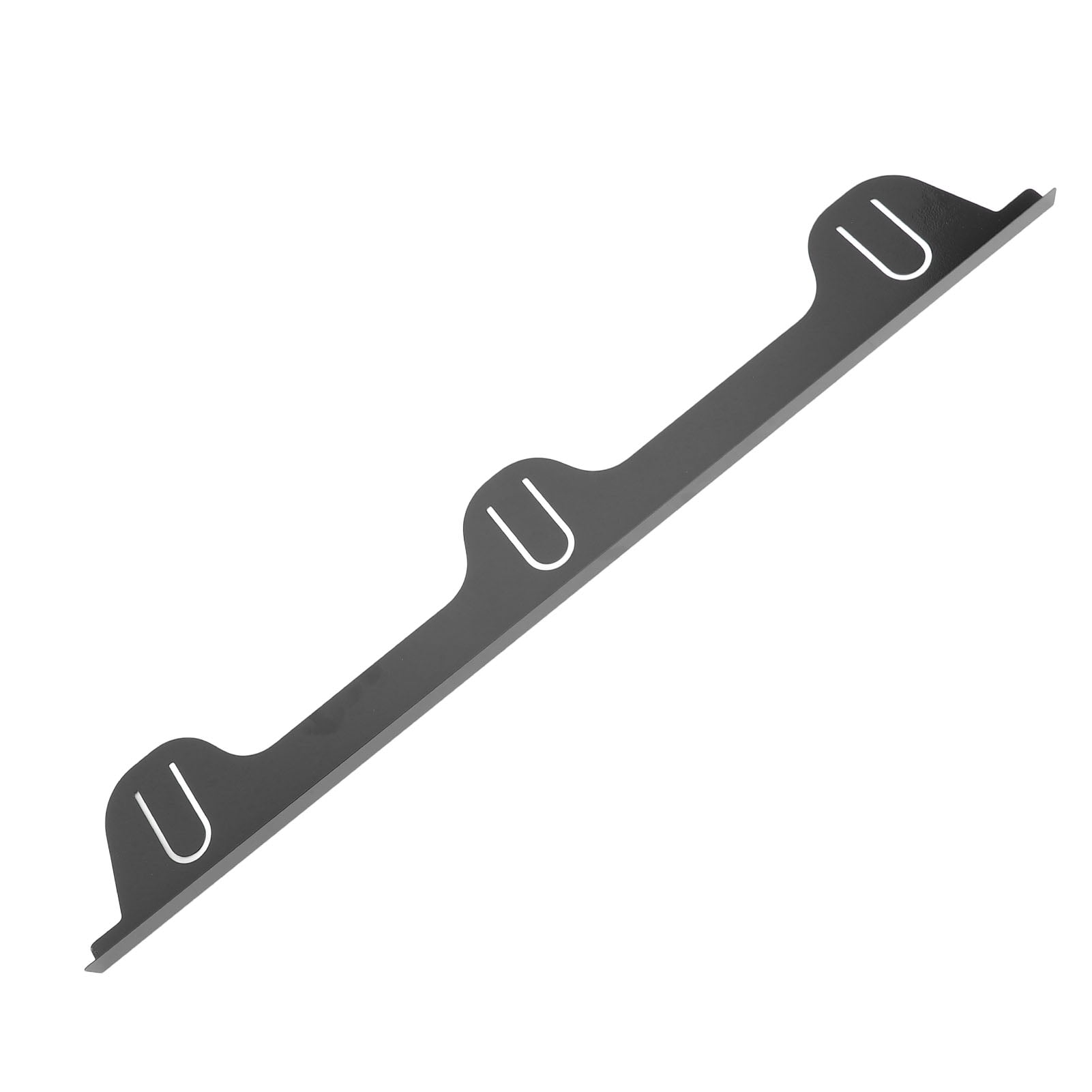 M Buder 2PCS Black Stainless Steel Stove Gap Covers, 23.4 x 3.1 in / 59.5 x 8 cm Kitchen Side Filler Protector for Stovetop and Counter, Easy Clean Seal