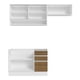 thumbnail image 2 of Cocina Integral Completa 200cm Glamy Madesa 08 - Blanco/Marrón, 2 of 10