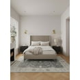 thumbnail image 2 of Manhattan Comfort Promenade Queen-Size Bed made from Solid Wood in Rustic Taupe, 2 of 10