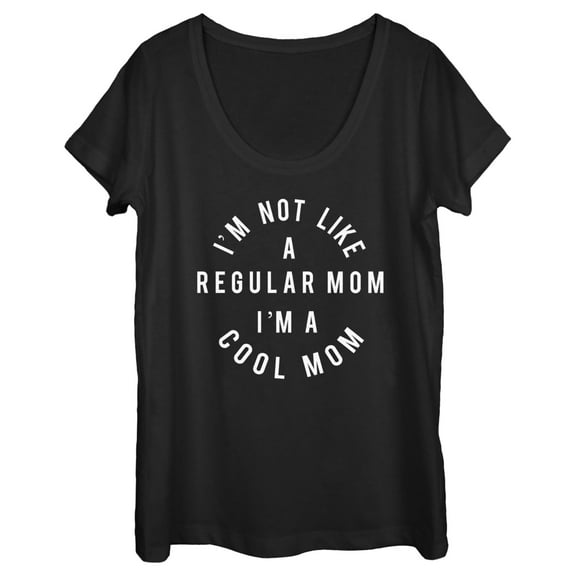 Women's Mean Girls I'm Not a Regular Mom Graphic Tee Black 2X Large