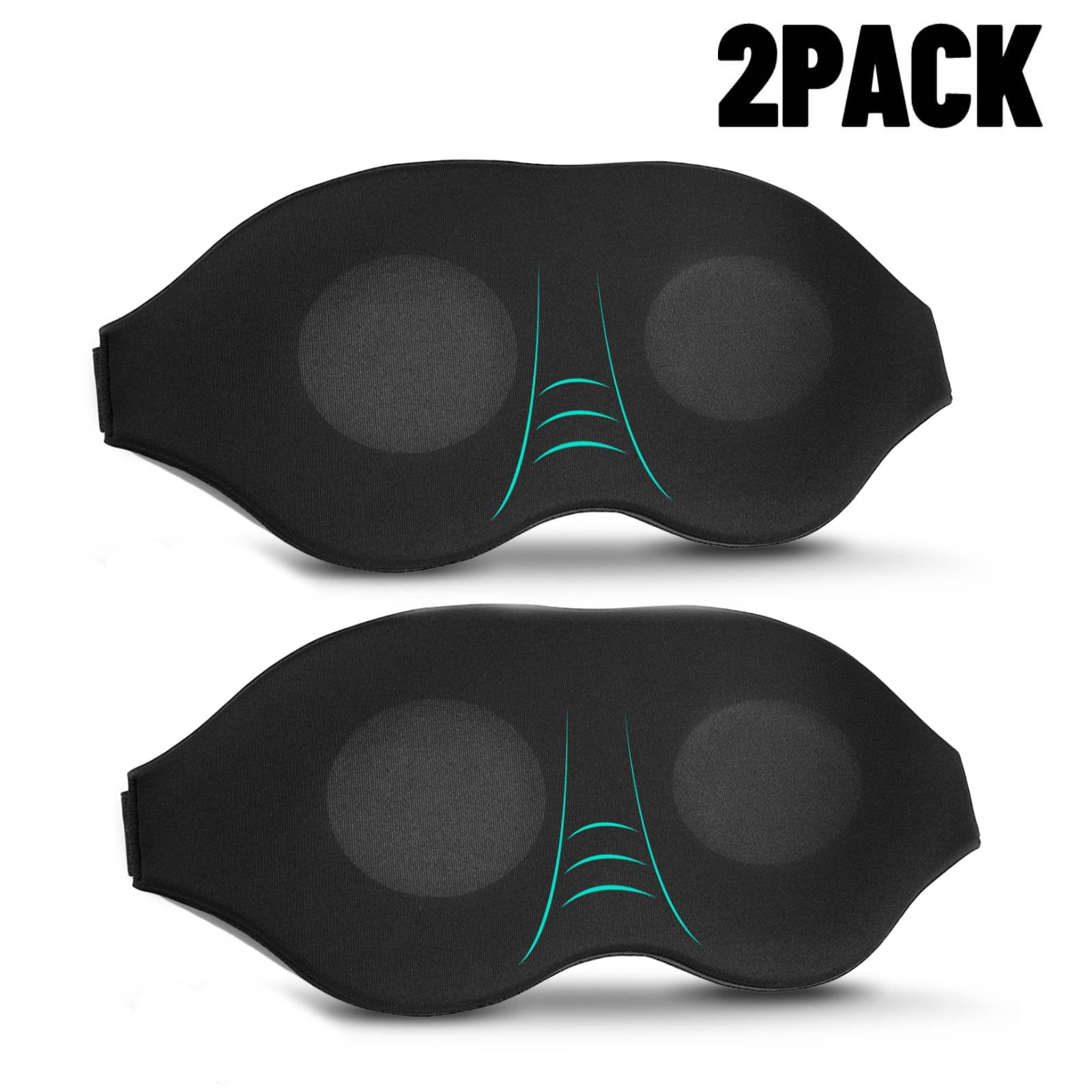 3D Sleeping Eye Mask, TSV 2/1Pcs Blackout Eye Mask, Sleeping Eyeshade