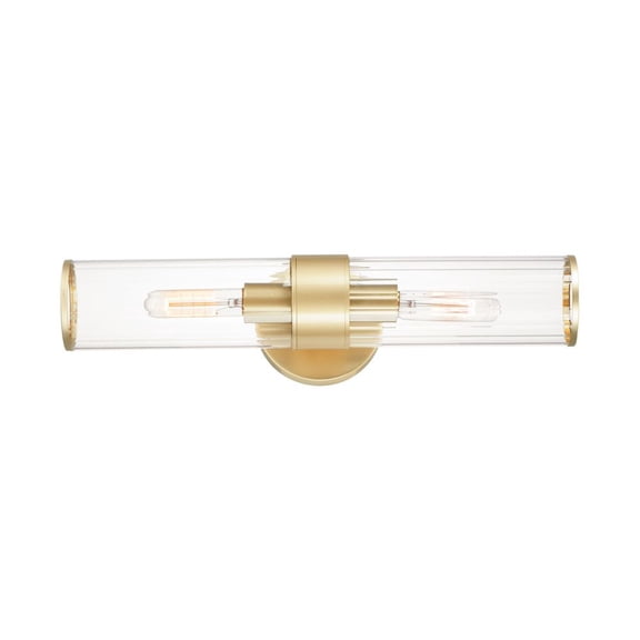 11472CRSBR Maxim Lighting Crosby - 2 Light Wall Sconce-Satin Brass Finish