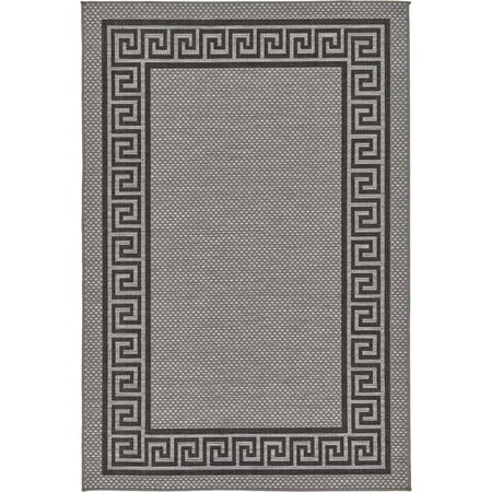 Unique Loom Greek Key Outdoor Rug (Best Outdoor Rugs For Camping)