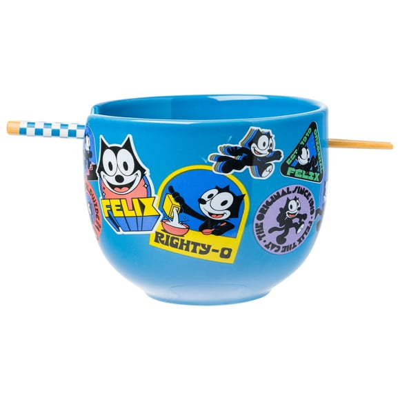 Cuenco de arroz con fideos ramen de cerámica Silver Buffalo Felix, 600 ml