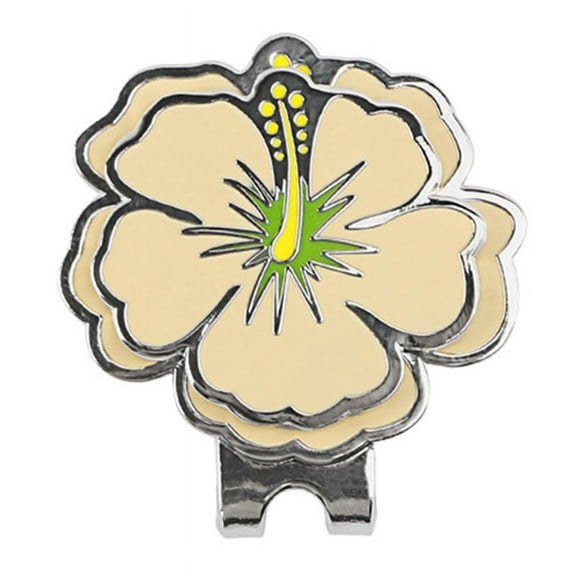 Golf Ball Marker Hat Clip with Magnet Ball Mark One Putt Golf Putting Alignment Cap Clips Yellow