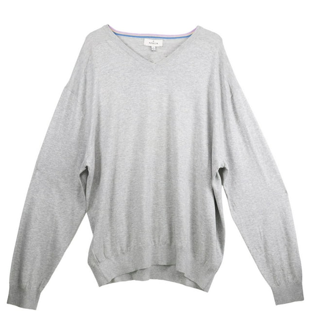 Aqua Toscano Men's Mist V-Neck Long Sleeve Long-sleeve - 1 X