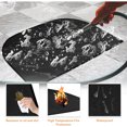 thumbnail image 4 of Fireproof fireplace protection mat 80 x 50 cm, fireproof mat, durable fire protection mat, multi-layer fireproof mat, fireproof mat in front of fireplace, 4 of 4