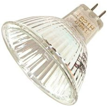 Halogen Flood Beam - SYLVANIA TRU-AIM HALOGEN FLOOD LAMP, MR16, 50 WATT, GU5.3 BIPIN, UV FILTER, DICHROIC, 35 DEG. BEAM A