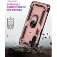 thumbnail image 5 of Grade Drop Impact for Samsung Galaxy A13 5G Case Galaxy A13 Case 360 Metal Rotating Ring Kickstand Holder  Heavy Duty Shockproof Case for Galaxy A13 5G Phone Case (Rose Gold), 5 of 8