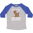 thumbnail image 3 of Inktastic Just a Boy Who Loves Goats Boys Toddler T-Shirt, 3 of 5