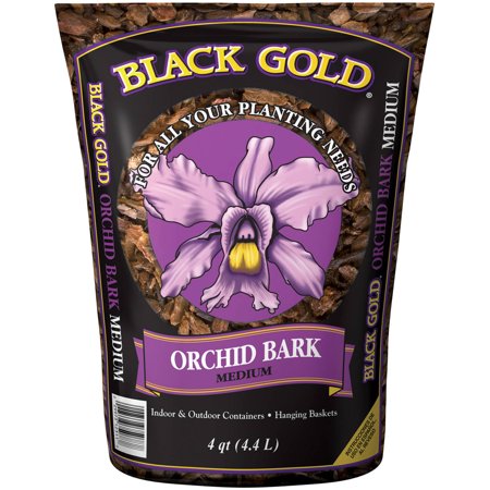 Black Gold 1491202 4 QT P 8 Quart Medium Orchid (Best Potting Medium For Orchids)