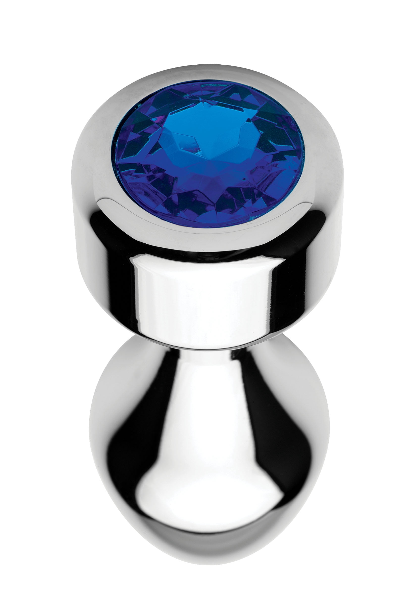 Booty Sparks Weighted Blue Gem Anal Plug - Large - Walmart.com