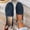 Dark Blue, variant on Women's Solid Classic Slip On Moccasin Flats, Soft Sole Lazy All-Match Daily Casual Flat Shoes Dark Blue 40