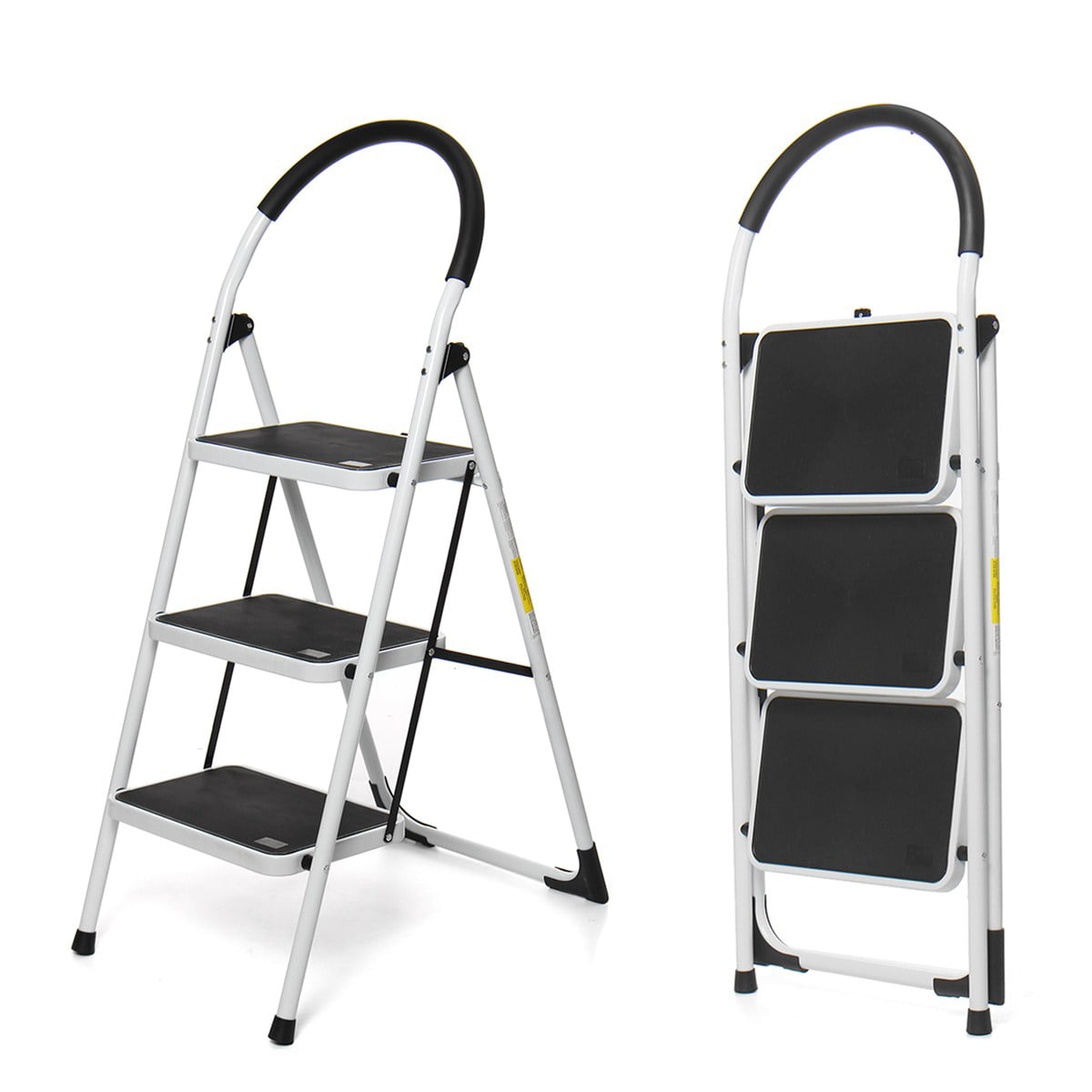 2/3/4 Step Ladder Folding Non Slip Safety Tread Heavy Duty Industrial Home