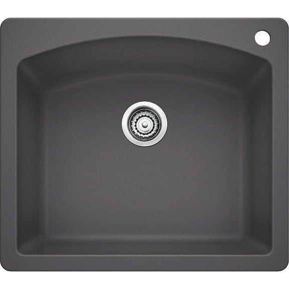 BLANCO DIAMOND Single Dual Mount - Cinder