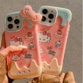 thumbnail image 5 of Sanrio-funda de Hello Kitty con lazo 3D para iPhone, 15, 14, 13, 11, 12 Pro Max, Mini, XS, XR, 7, 8 Plus, SE2, cubierta de helado a prueba de golpes, Y2K, 5 of 5