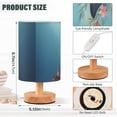 thumbnail image 3 of Flamingo Flowers Bedside Table Lamp LED Warm Lights with USB Charging Port Retro Cylinder Desk Lamps, 3 of 7