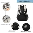 thumbnail image 4 of FORMRS Unisex School Backpack 17" Student Travel Bag with Laptop Compartment, Beige Deer, 4 of 7