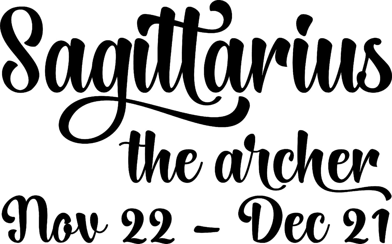 Sagittarius The Archer Zodiac Sign Astrology Wall Decals for Walls Peel