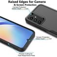 thumbnail image 5 of For Samsung Galaxy A34 5G Case ,Sturdy Phone Case for Galaxy A34 5G 6.6 inch ,Takfox Shockproof Protection Heavy Duty Armor Hard Plastic & Rubber Rugged Bumper 2-in-1 Case Cover (Black), 5 of 11