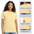 thumbnail image 5 of Hanes Essential-T Short Sleeve T-Shirt Cotton Crewneck Tee Shirts (Athletic Purple, S), 5 of 7