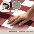 thumbnail image 6 of ODIKA 4'x6' Washable Area Rug Stain Resistant, Low Pile, Easy Care Buffalo Plaid Gingham Check With Country Farmhouse Tartan Motif for Dorm Room, Small Living, 6 of 7