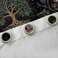 thumbnail image 4 of Homewish Tree Of Life Blackout Curtains Set of 2 (52x84 Each) For Teens Female Men,Chic Floral Flowers Window Curtains,Bohemian Theme Curtains and Drapes,Uxury Bedroom Decor, 4 of 6
