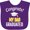 Purple, variant on Inktastic Congrats My Dad Graduated with Cap Boys or Girls Baby Bib