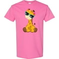 thumbnail image 3 of Inktastic Cute Giraffe, Giraffe with Sunglasses, Cute Animal T-Shirt, 3 of 5