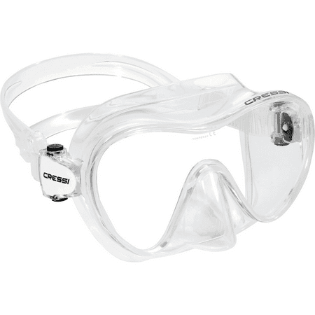 UPC: 0843607505284 | Cressi F1 Frameless Mask (Clear  Mask Only)
