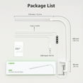 thumbnail image 5 of Lepro LED Clip-on Desk Lamp Dimmable USB Reading Light with Clamp 3 Color Modes 10 Brightness Levels Adjustable Flexible Gooseneck Table light for Home Office, Dorm, Headboard, Computer, Nail (White), 5 of 9