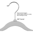 thumbnail image 6 of Kids Hangers Velvet 50 Pack Baby Hangers for Closet Non Slip Childrens Infant Hanger Grey, 6 of 11