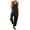 Black A1, variant on Women's Casual Beach Bib Overalls Loose Summer Cotton Linen Jumpsuits Long Playsuit Rompers with Pockets