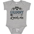 thumbnail image 3 of Inktastic My Grammy Loves Me Grandchild Girls Baby Bodysuit, 3 of 5