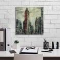 thumbnail image 5 of Epic Graffiti 'Manhattan Flatiron Building' by Silvia Vassileva, Canvas Wall Art, 18"x18", 5 of 8