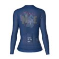 thumbnail image 3 of INBIKE Maillot de ciclismo para mujer, ropa de ciclismo de manga larga, camisetas de ciclismo de montaña y carretera, maillot para mujer con bolsillos, 3 of 5