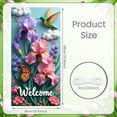 thumbnail image 2 of Floral Theme Hello Spring Banner Butterfly Accents Spring Display Colorful Design 3D Lettering Floral Backdrop for Spring Party Garden Gathering Outdoor Event, 2 of 9