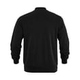 thumbnail image 5 of Men's Sweatshirt Full Zip Up Stand Collar No Hood Casual Jackets with Pockets Long Sleeve Mock Neck Fall Warm Coats, S, 5 of 10