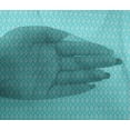 thumbnail image 4 of oneOone Viscose Chiffon Turquoise Blue Fabric Diamond Shape Geometric Sewing Craft Projects Fabric Prints By Yard 42 Inch Wide, 4 of 4