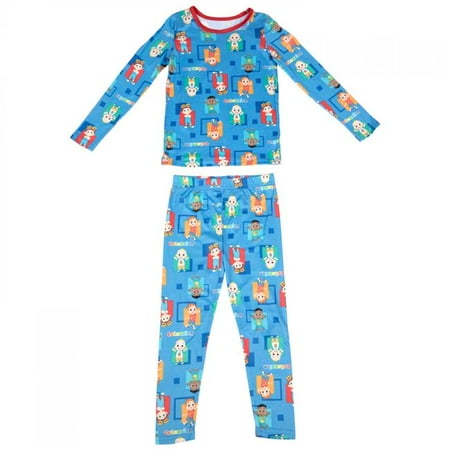 

Cocomelon 846052-toddler4t Cocomelon Colorful Characters AOP Toddler Pajama Set - Toddler 4T - 2 Piece