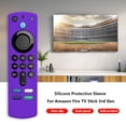 thumbnail image 4 of Funda para mando a distancia antideslizante para Amazon Fire TV Stick de 3.ª generación color morado, 4 of 5