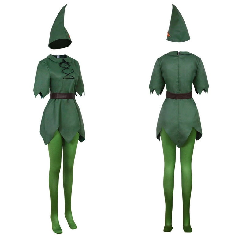 Peter Pan cos suit Green Fairy elf suit cosplay cosplay suit full factory stock Walmart