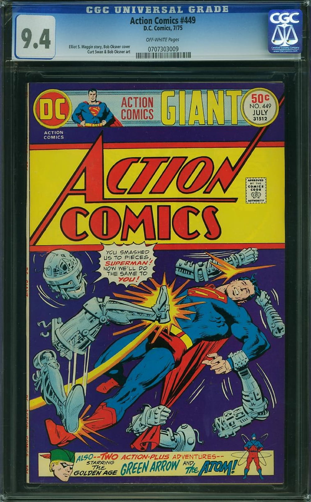 Cover of Action Comics #449