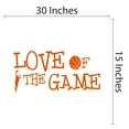 thumbnail image 4 of Sports Wall Decals for Children Playroom - Heart of Sports Basketball Basketball DIY & Creativity Boy Girl Bedroom Wall Sticker - Size: 30 In x 15 In, 4 of 5