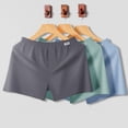 thumbnail image 2 of Jamicy Quick Dry Shorts for Men Gift for Men Mens 3pc Lounge Shorts Pajama Lightweight Cotton Sleep Bottoms with Pockets, 2 of 3