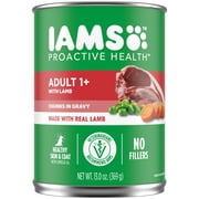 Iams Proactive Health Wet Dog Food, Lamb Chunks In Gravy, 13 oz. Can, 1 ct