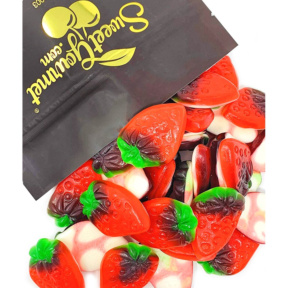 SweetGourmet Gummy Strawberries With Cream Vidal Bulk Gummy Candy 2