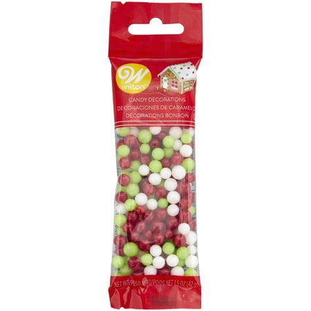 Gingerbread Decorations Mini Jawbreakers 1.5oz-Christmas