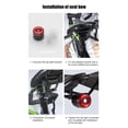 thumbnail image 4 of Luz trasera de bicicleta LED 30LM 350mAh Tipo-C USB recargable 6 modos Lámpara de ciclismo, 4 of 6